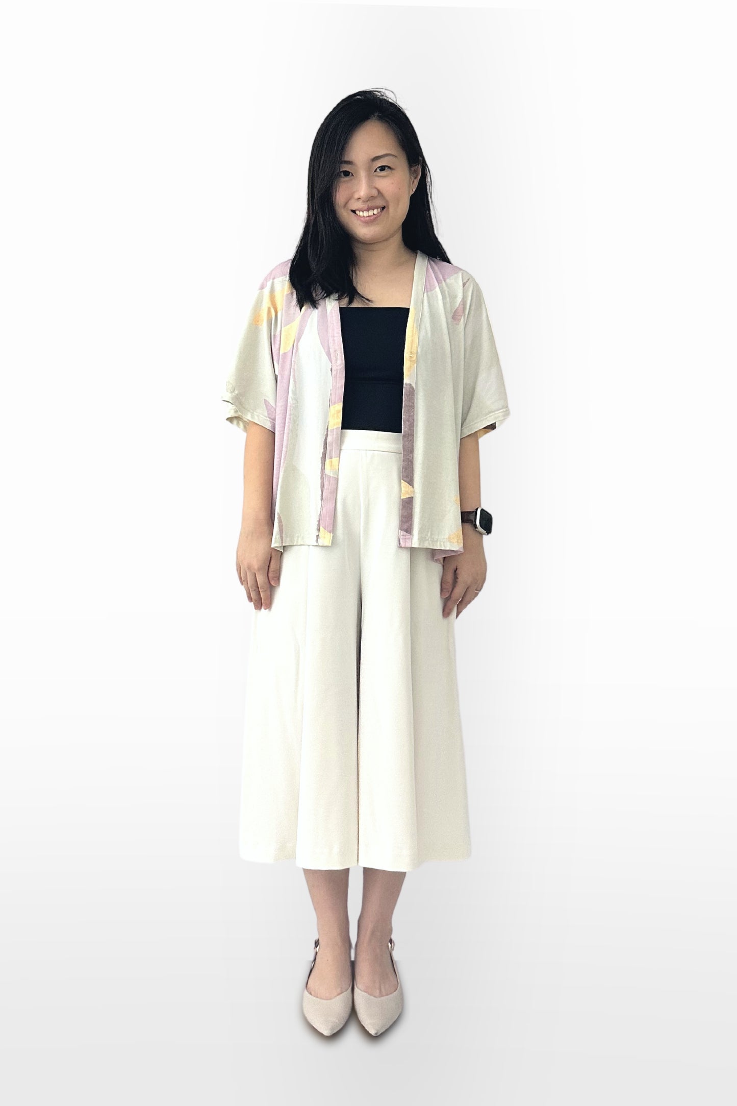 A Mighty Kimono In Abstract Forest