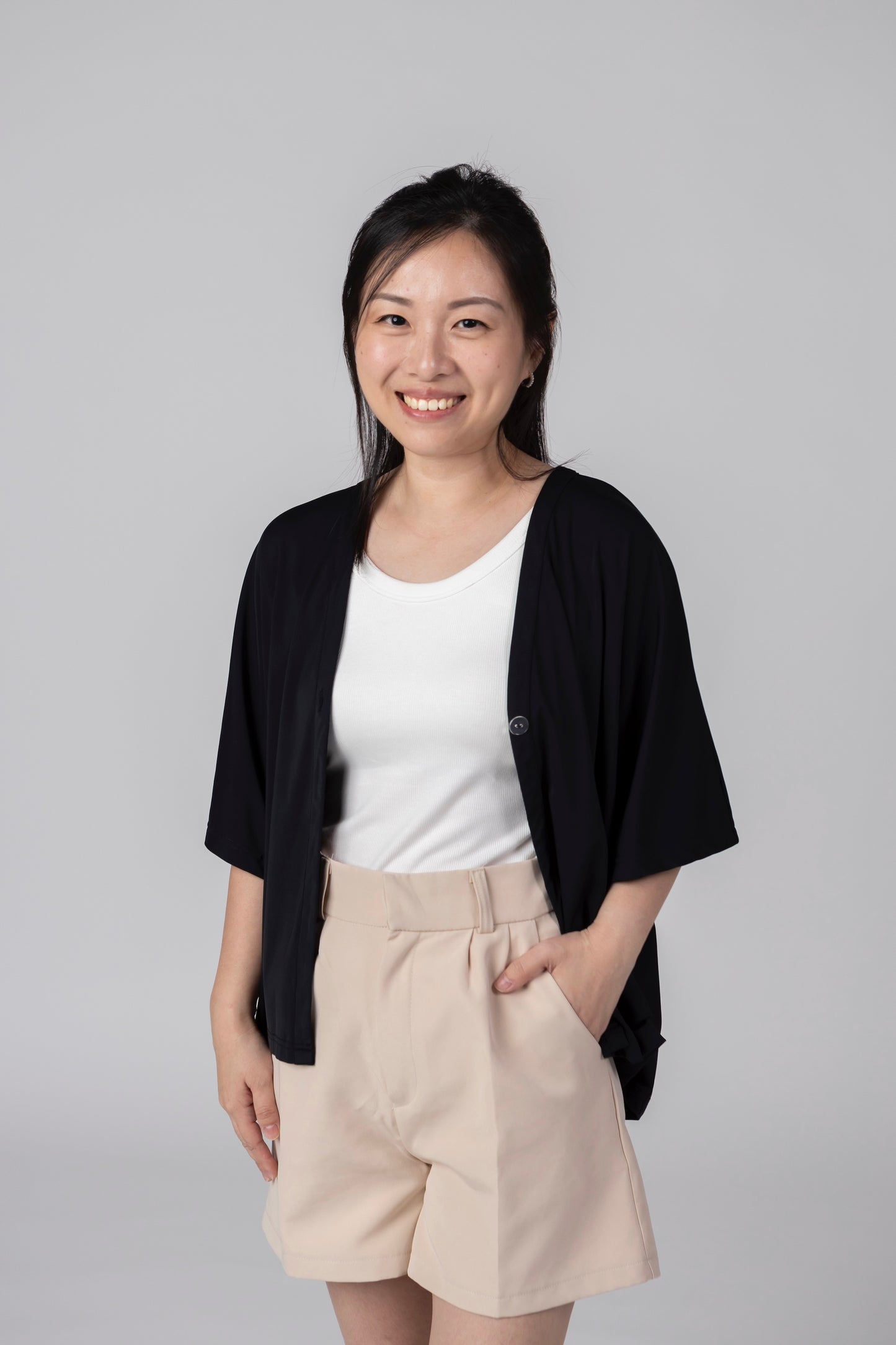 A Mighty Kimono In Jet: Nursing Cover & Kimono Jacket