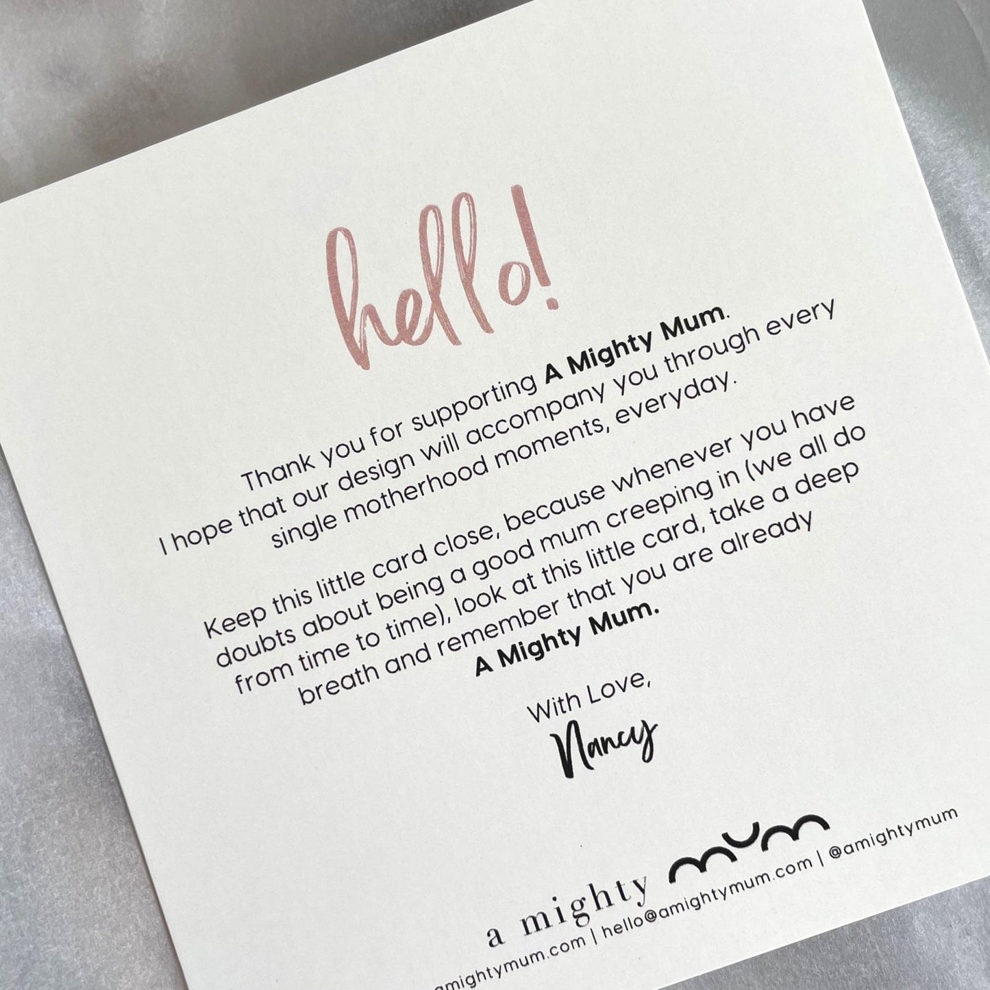 A Mighty Mum x Mori Gift Set - The Utility Mum