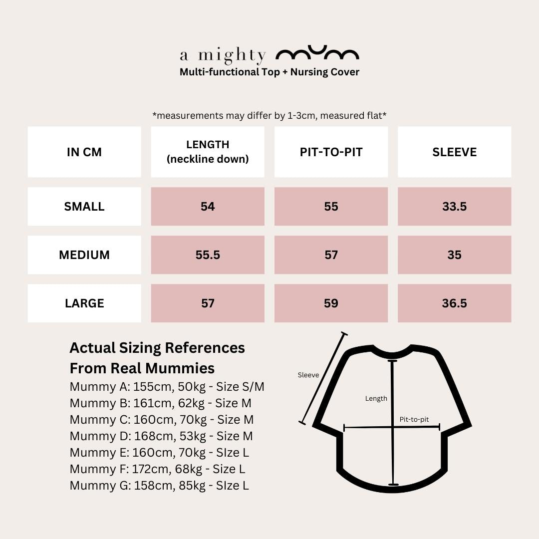 A Mighty Top In Blush Pink: Nursing Cover & Top