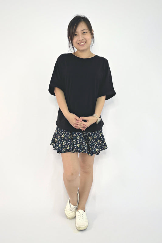 A Mighty Top In Perfect Black: Nursing Cover & Top