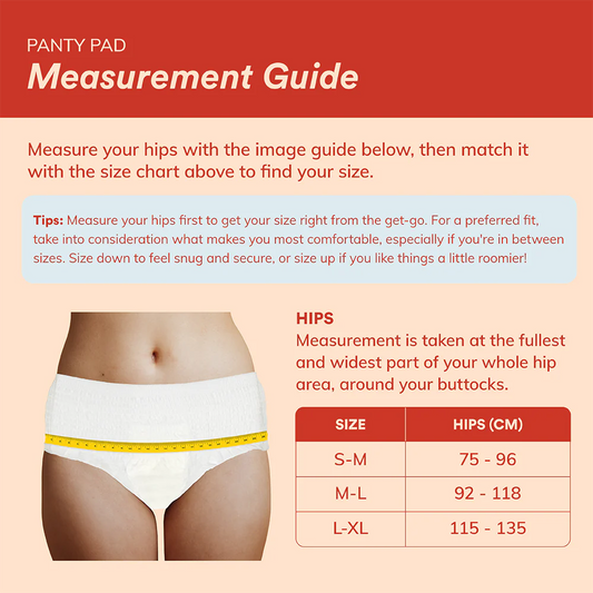 [FREE BLOOD MATERNITY PANTY PAD] Overnight 50cm Panty Pad Sample In L-XL Size (Hips: 115cm - 135cm)