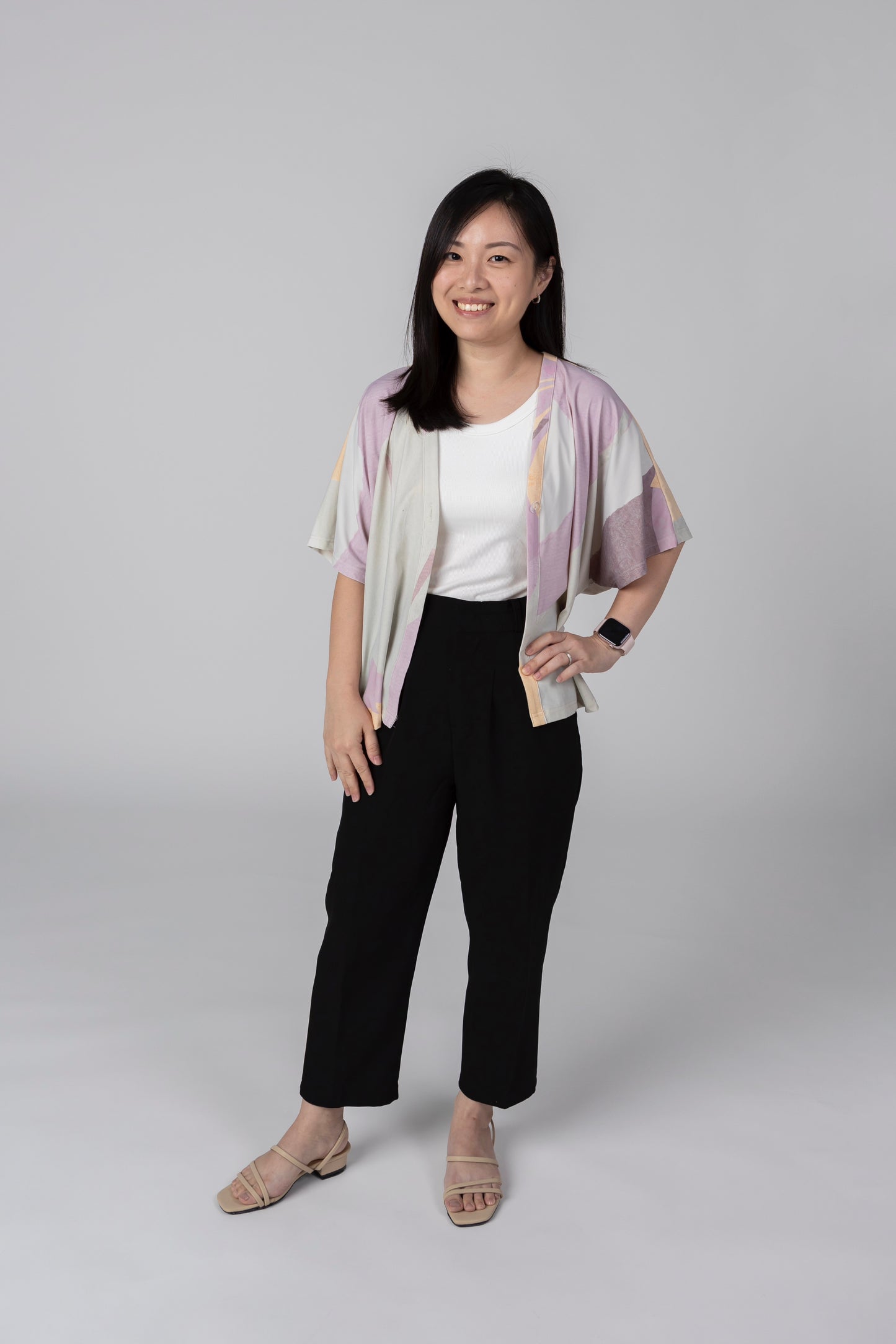 A Mighty Kimono In Abstract Forest: Nursing Cover & Kimono Jacket