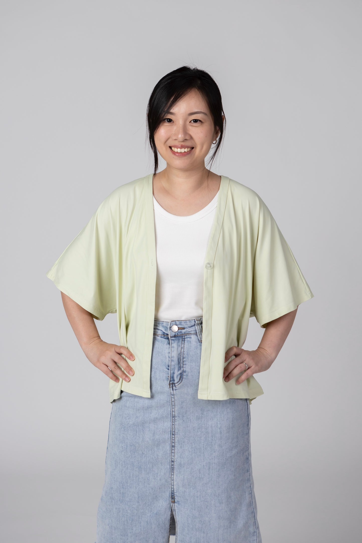 A Mighty Kimono In Tea: Nursing Cover & Kimono Jacket
