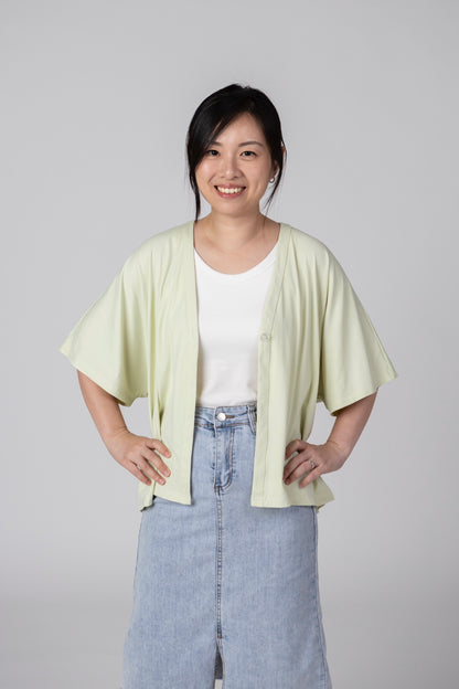 A Mighty Kimono In Tea: Nursing Cover & Kimono Jacket