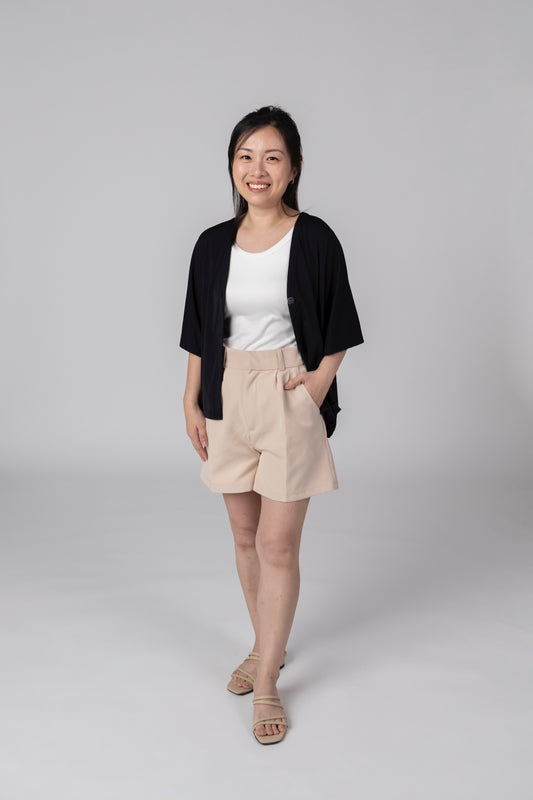 A Mighty Kimono In Jet: Nursing Cover & Kimono Jacket