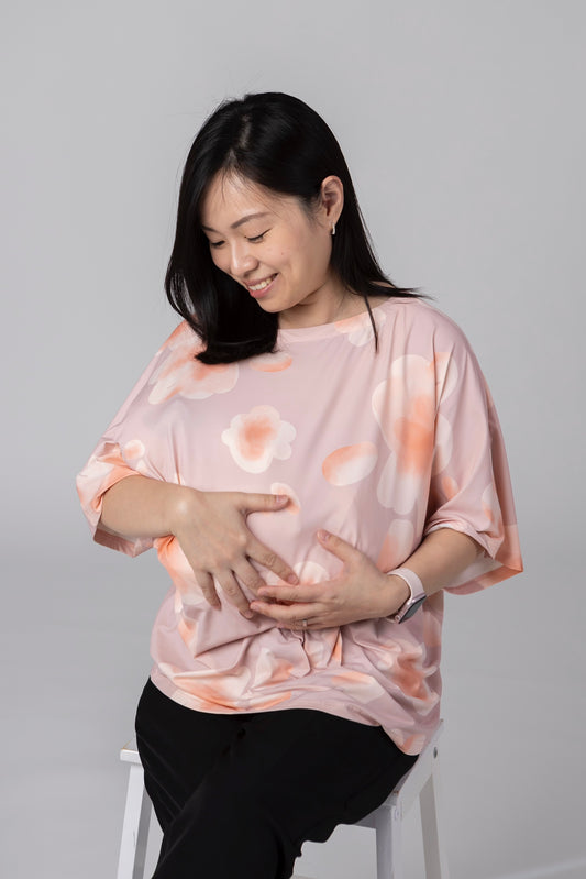 A Mighty Kimono In Rose Blossom: The Nursing Cover You Wear