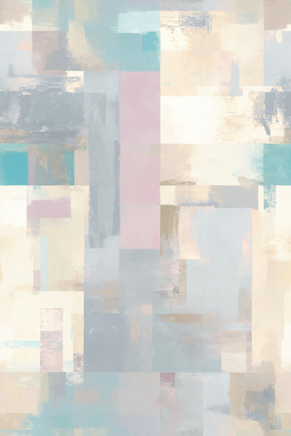 [PREORDER SALE] A Mighty Kimono In Abstract Squares: Nursing Cover & Kimono Jacket