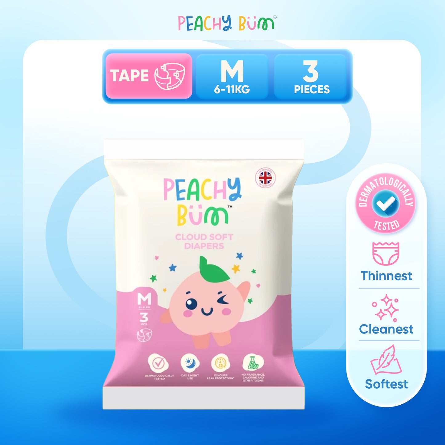 [FREE] Peachy Bum Diaper Sample Pack