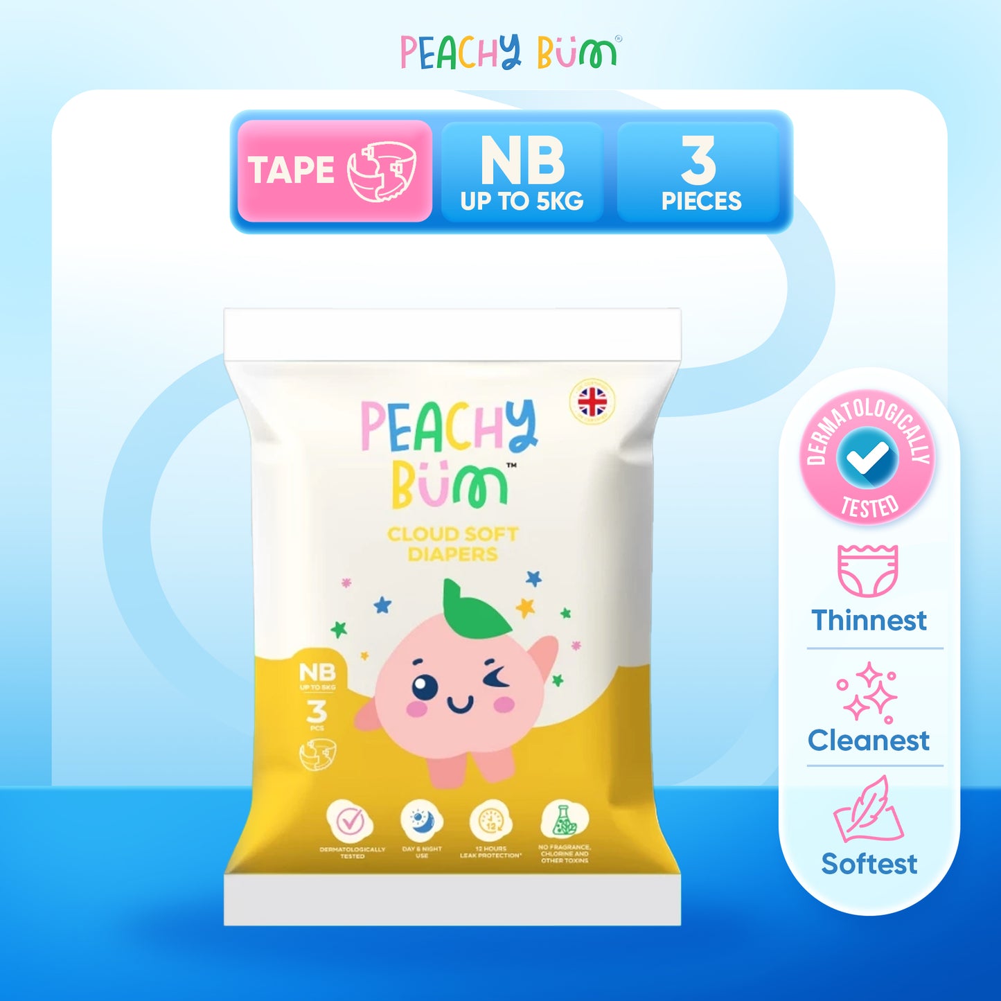 [FREE] Peachy Bum Diaper Sample Pack