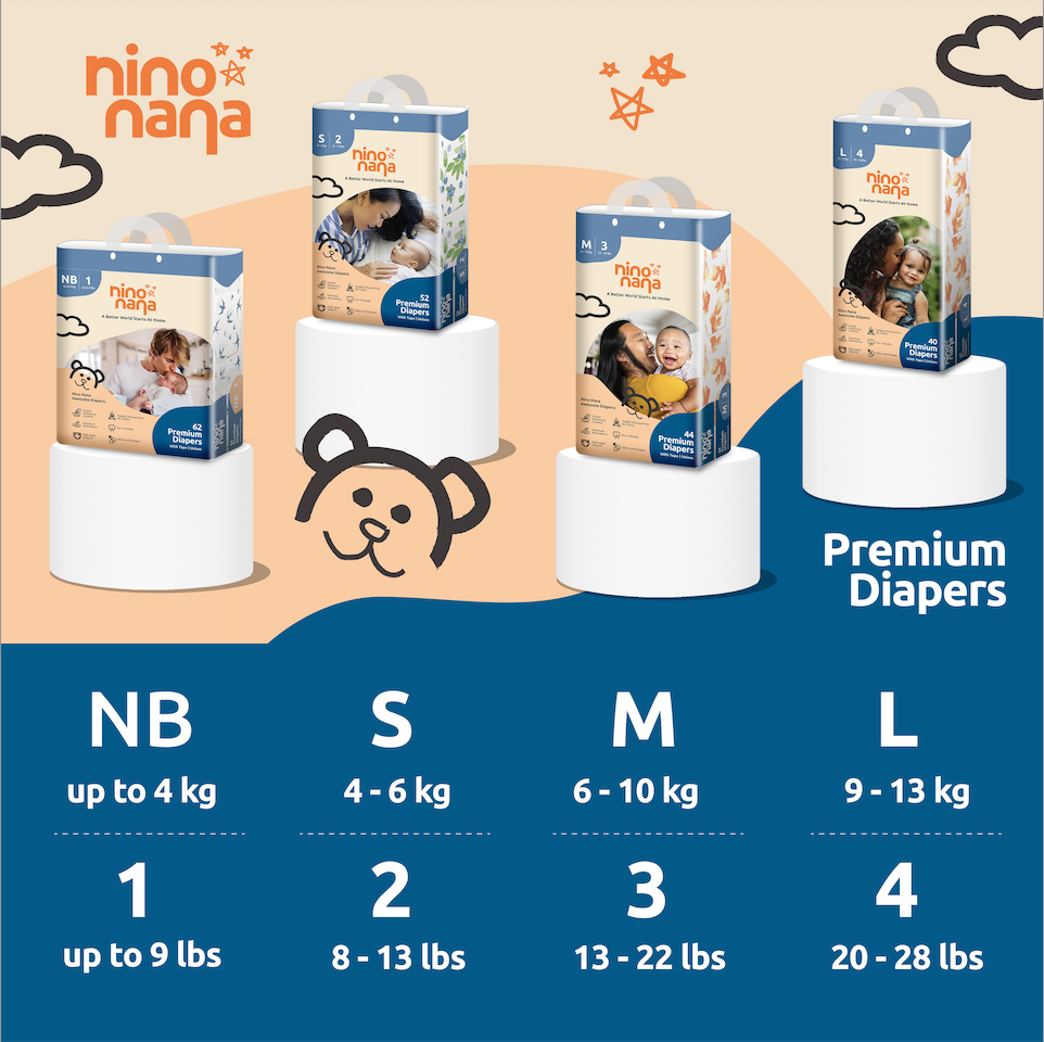 Nino Nana Diaper Sample Pack