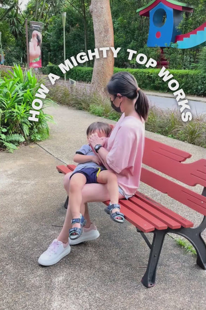 A Mighty Top In Midnight Blue: The Nursing Cover You Wear
