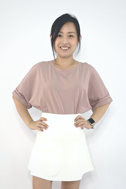 A Mighty Top In Dusty Pink: Nursing Cover & Top