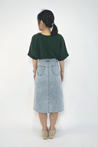 [New XL Size!] A Mighty Top In Forest Green