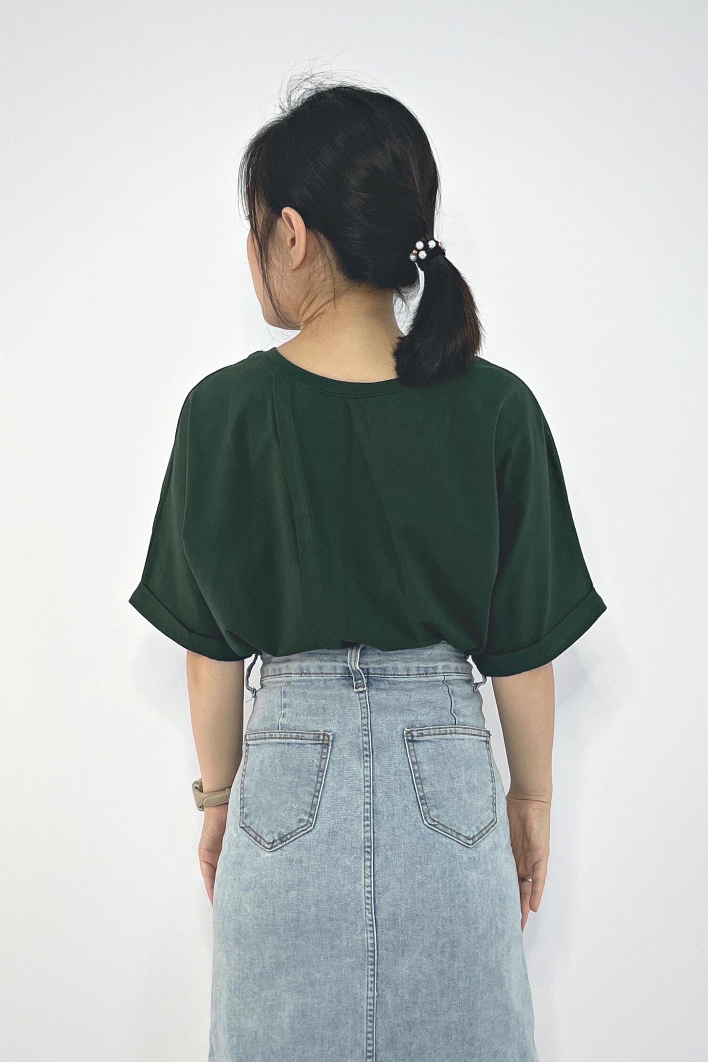 [New XL Size!] A Mighty Top In Forest Green