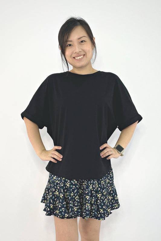 A Mighty Top In Perfect Black: Nursing Cover & Top