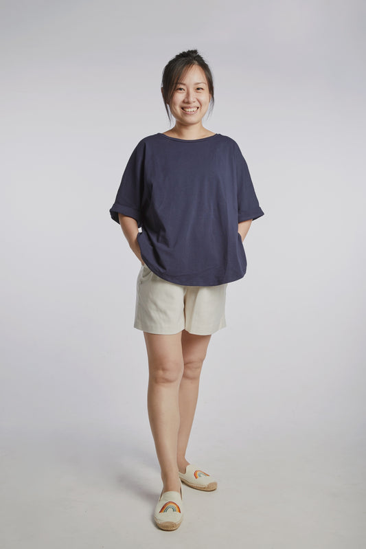 A Mighty Top In Midnight Blue: Nursing Cover & Top