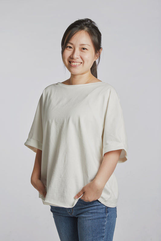 [New XL Size!] A Mighty Top In Milky White